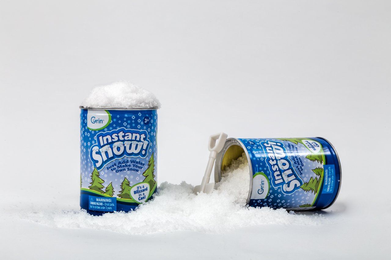 what is instant snow made of